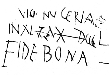 Inscription CIL IV. ©SSBAPES