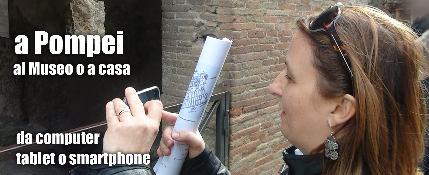 a Pompei al museo a casa