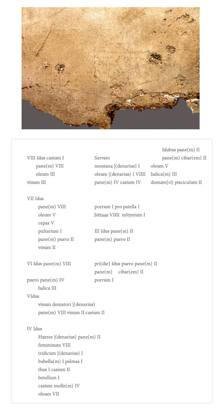 Iscrizione CIL IV 5380. ©SSBAPES Iscrizione CIL IV 5380. ©SSBAPES