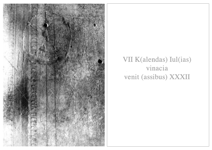 Iscrizione CIL IV 8022. ©SSBAPES Iscrizione CIL IV 8022. ©SSBAPES